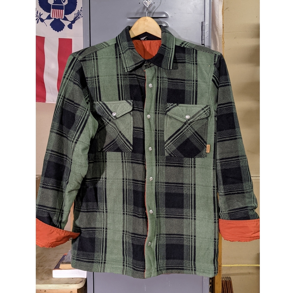 Reversiable Thirtytwo Snowboarding Heavy Flannel/Jacket